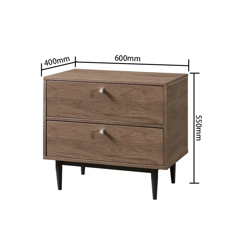 
Factory Price Bedroom Furniture Bedside Table Wooden Nightstand 