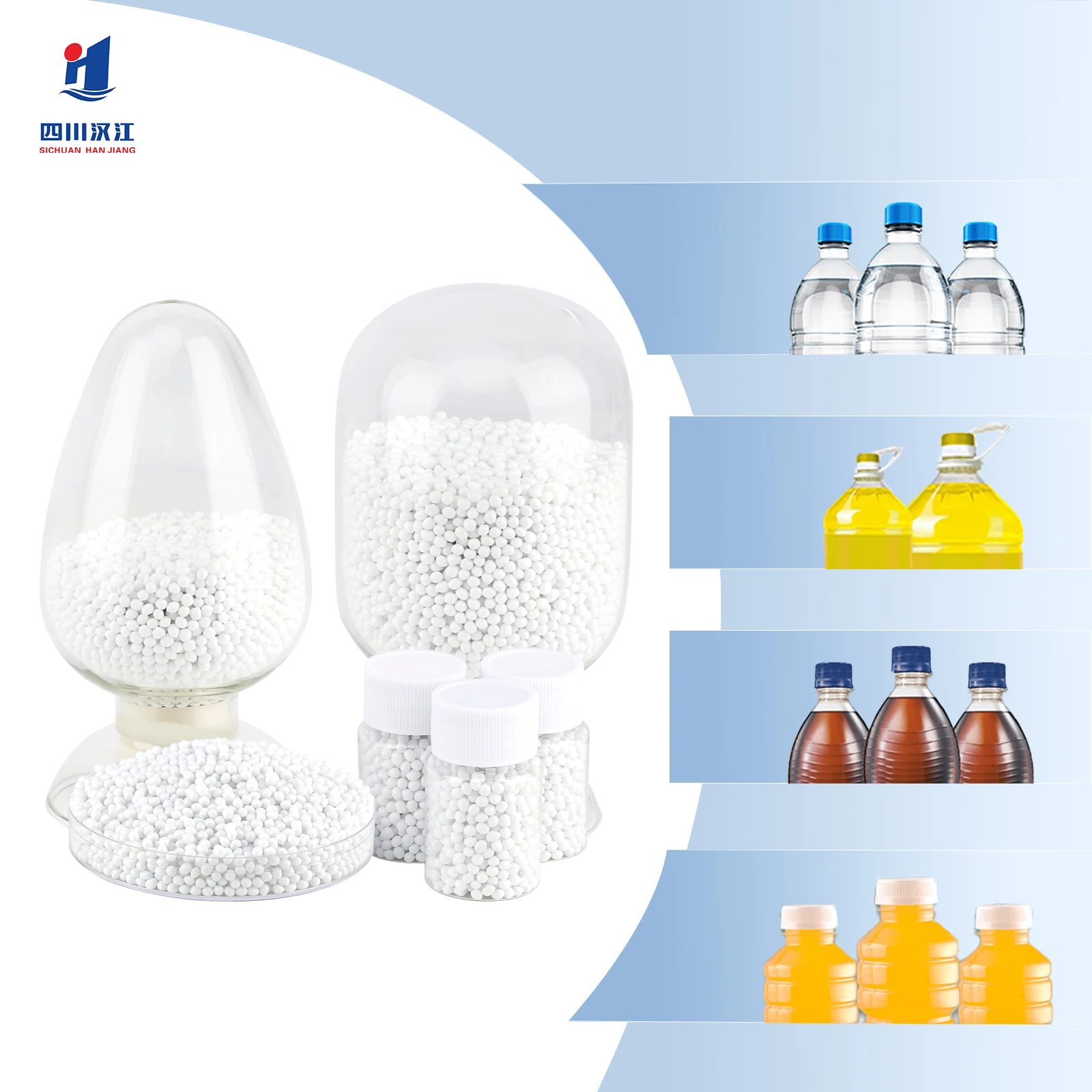 HANGJIANG HJ-803 Pet Resin Injection Molding Grade Produced Excellent Material Hot Filling Bottle Molding Plastic Polyethylene