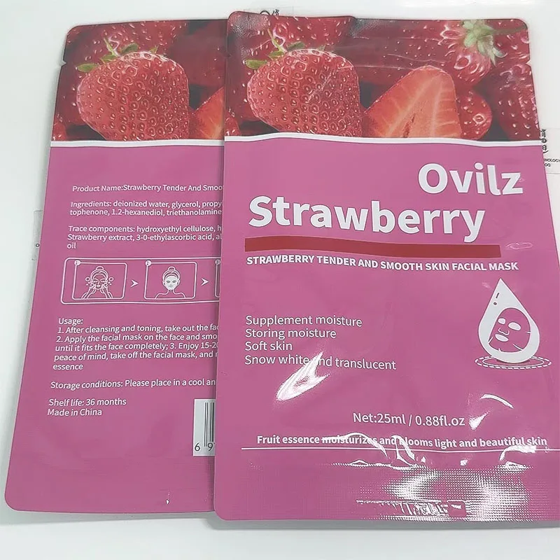 Wholesale Korean Beauty Green Tea Fruit Face Mask Lightening Skin Care Moisturizing  Peel Off Sheet Mask