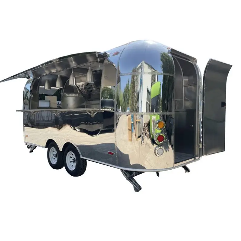Factory price fast beer wagon food truck airstream food trailer with DOT