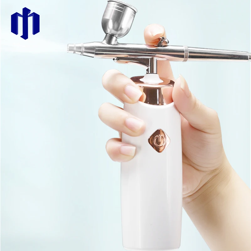 2022 Excellent performance mini  Airbrush  kit High Pressure Oxyen Injector Handheld Mini Nano Spray