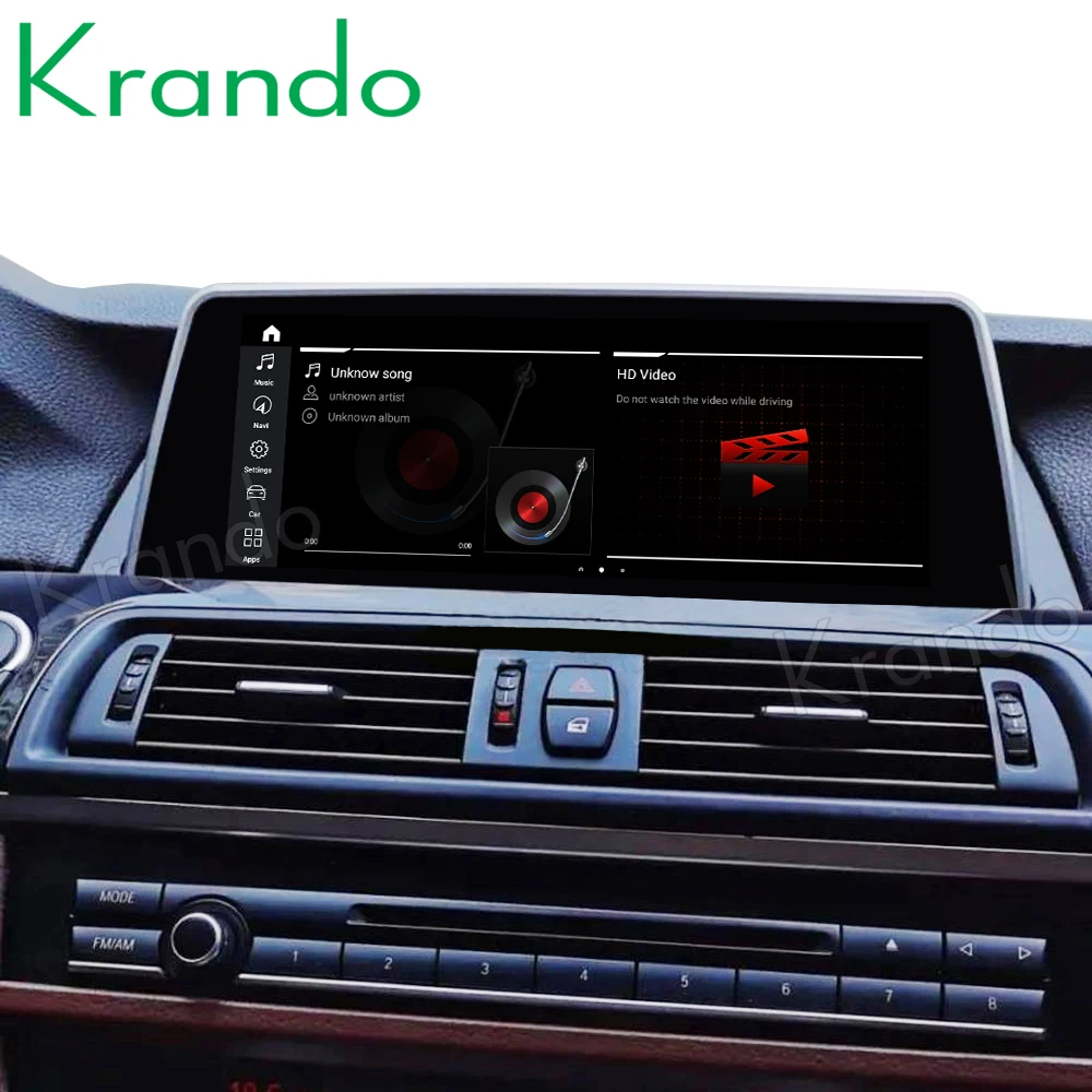  Krando Android 10 0 4 ГБ 64 25 'автомобиля Navi аудио для BMW 5 серия F10 F11 2011-2016 НБТ CIC мультимедийное радио стенд экран