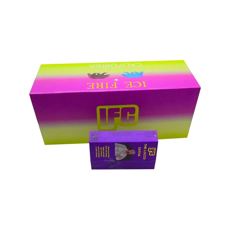 Custom Logo Cartridge Packaging 0.5ml 1ml Tube Childproof Childlock Glass Blank Child Resistant Paper Box