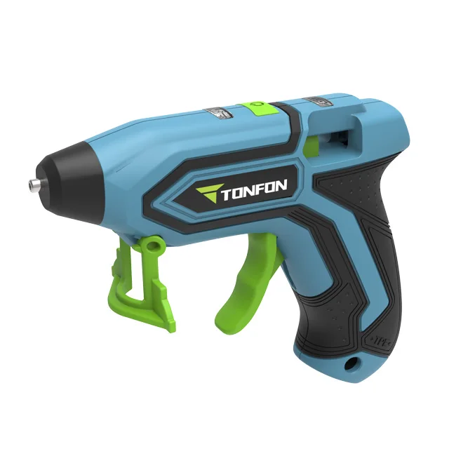 Craft Glue Gun 3.6V Cordless Hot Melt Mini Glue Gun DIY with 10 Sticks for Crafts School Repairs and Day Project Adjustable 0.2A