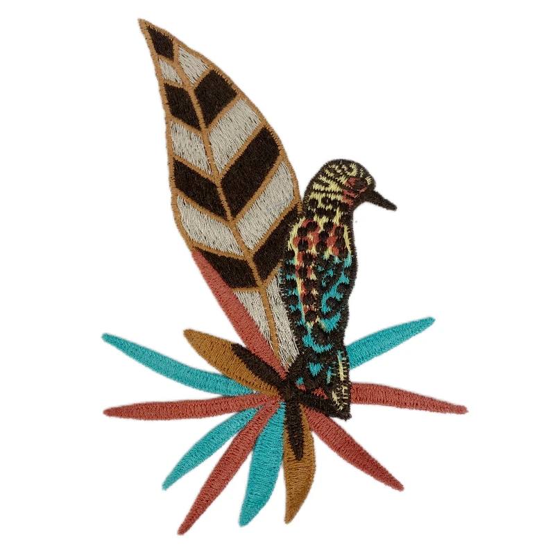 Factory Direct China Unique Embroidered Patches For Jackets Vintage Funny Kids Floral Animal Sports Team