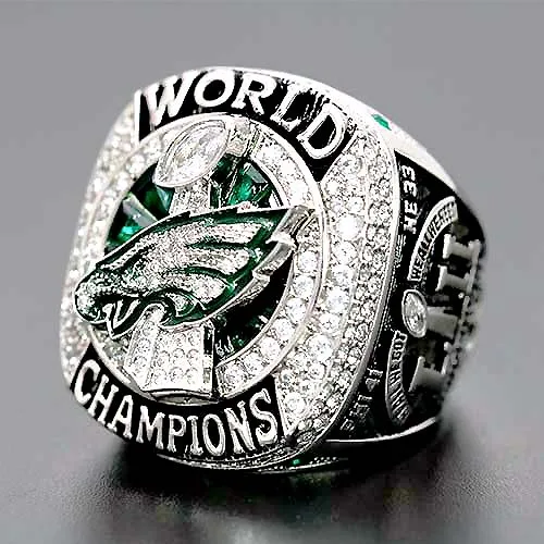 2017 LII Philadelphia Eagles Championship Ring for Fan Collection