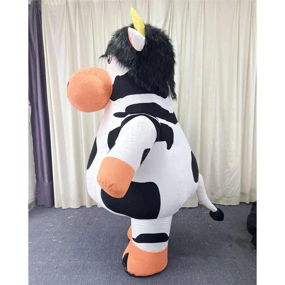 HAPPY WALK Cosplay Cow Hot sale inflatable Mascot Costume character inflatable costume for sale