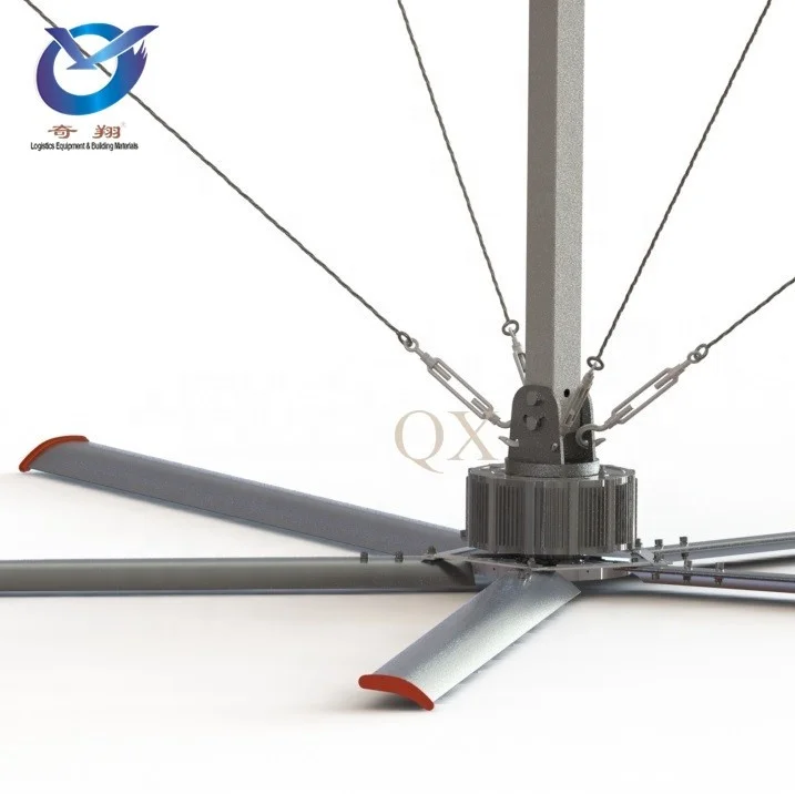 Qx High Quality Large Wind 5 Blades Energy Saving Best Hvls Big Ceiling Fan