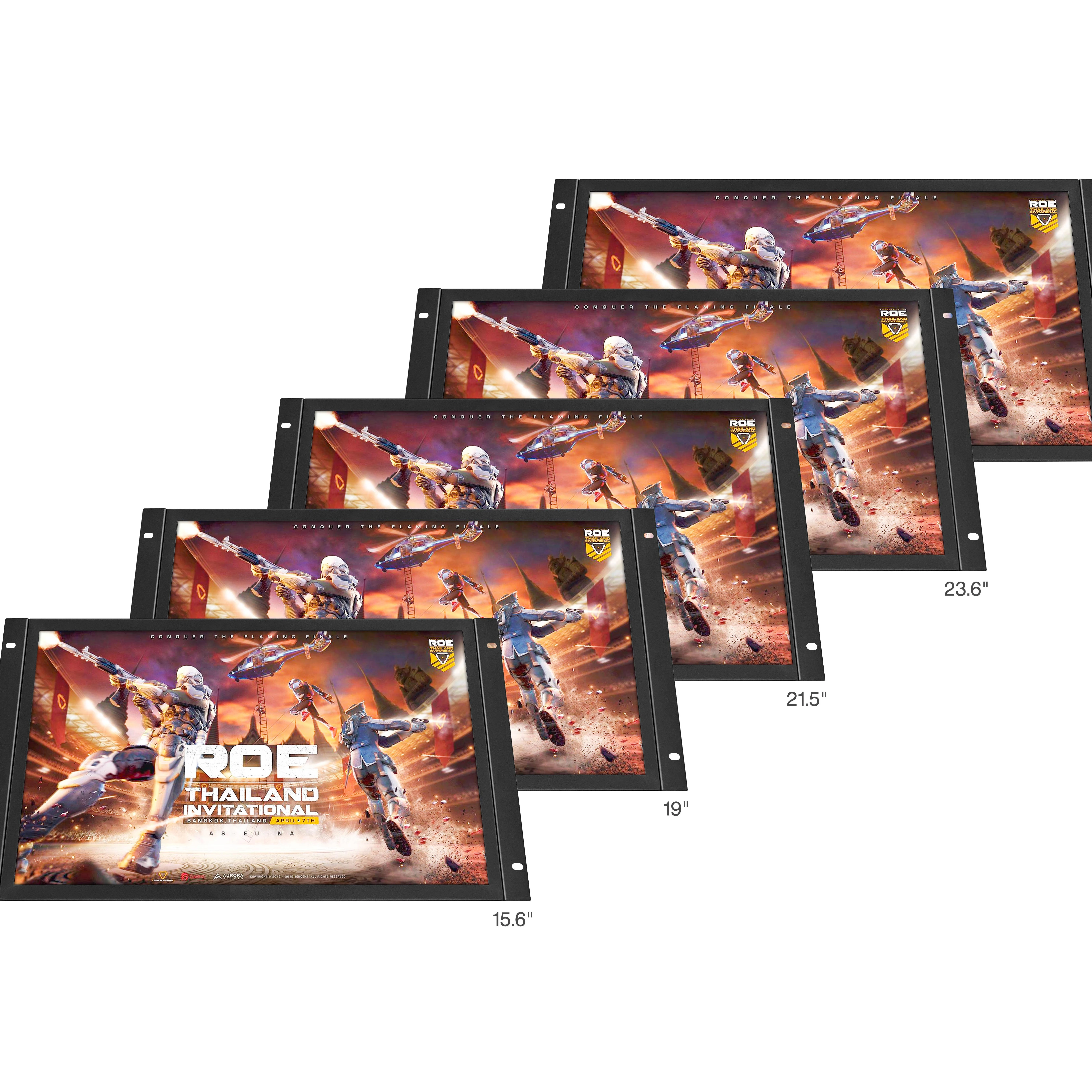 32 inch Flat HD screen monitor headrest monitor car rear seat entertainment system open frame display monitor