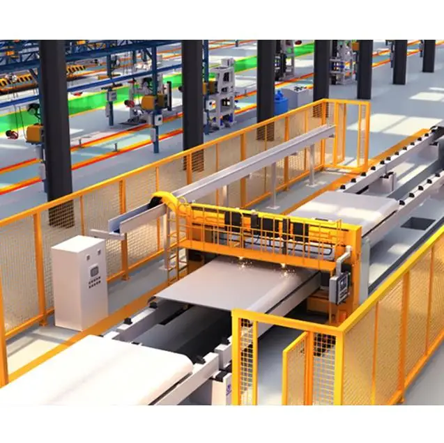 Car Panel Production Line Conveyor Jig Welding Shower for Bus