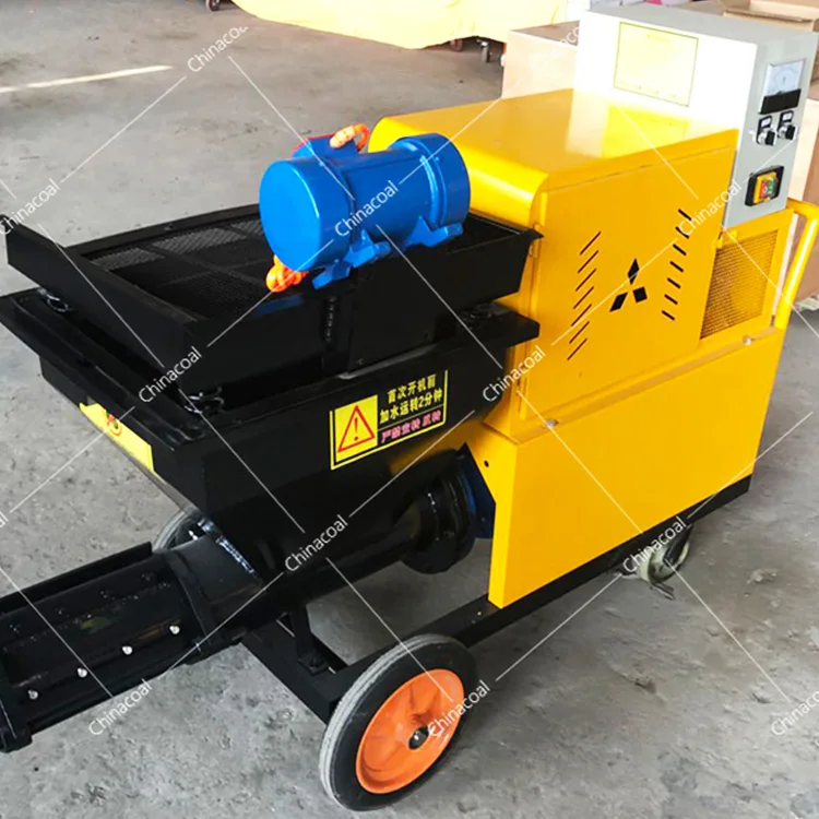 CE Certification 511 Type Real Stone Paint Fireproof Coating High Power Cement Mortar Spraying Machine With Air Pump