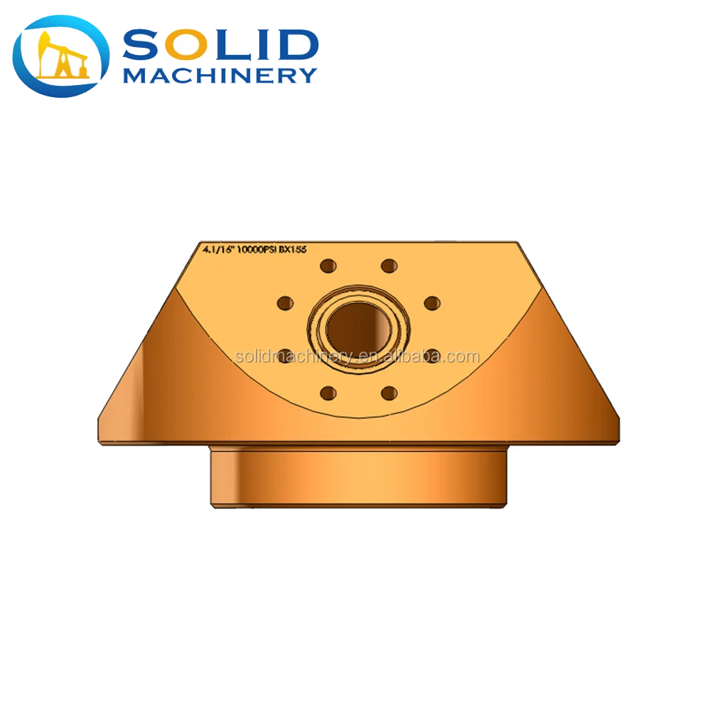 15000 psi API 6A frac head for wellhead x-mas tree