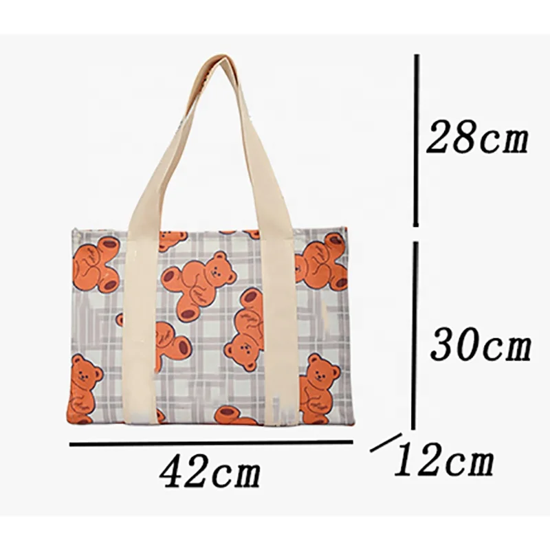 Sympathybag canvas striped tote bag canvas tote bag shopping bags