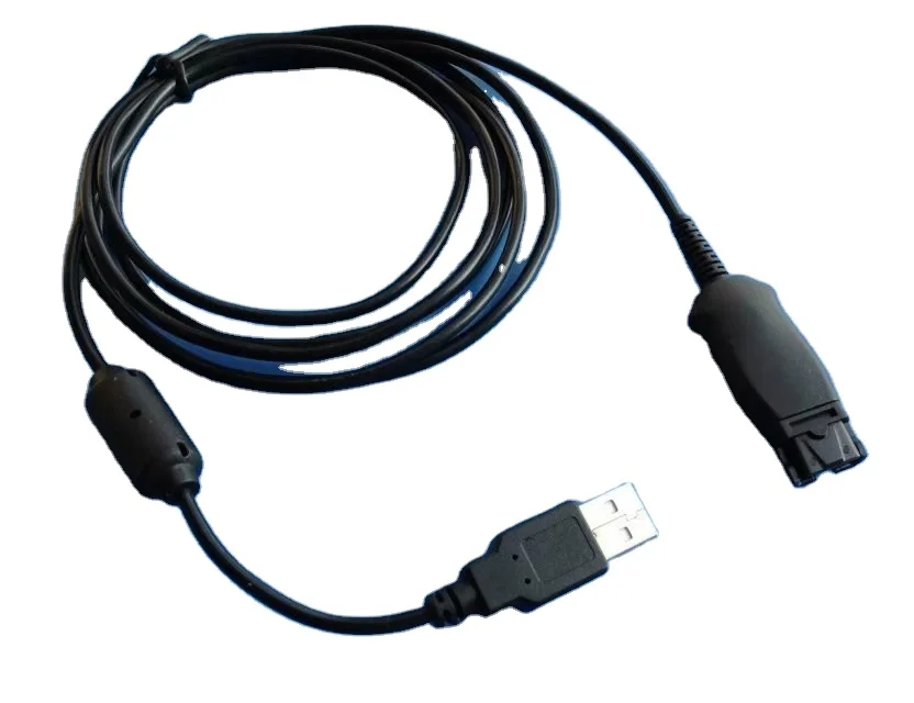 Кабель-Адаптер USB QD совместимый с Plantronics или Jabra
