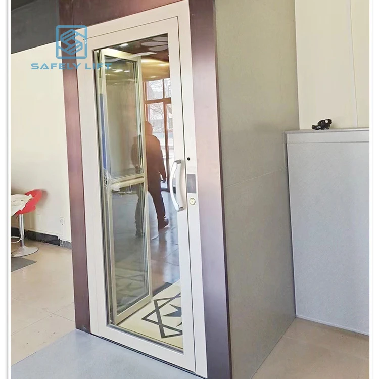 Безопасно 2-этажный уютный и маленький домашний лифт вилла Лифт все стеклянные дома для продажи