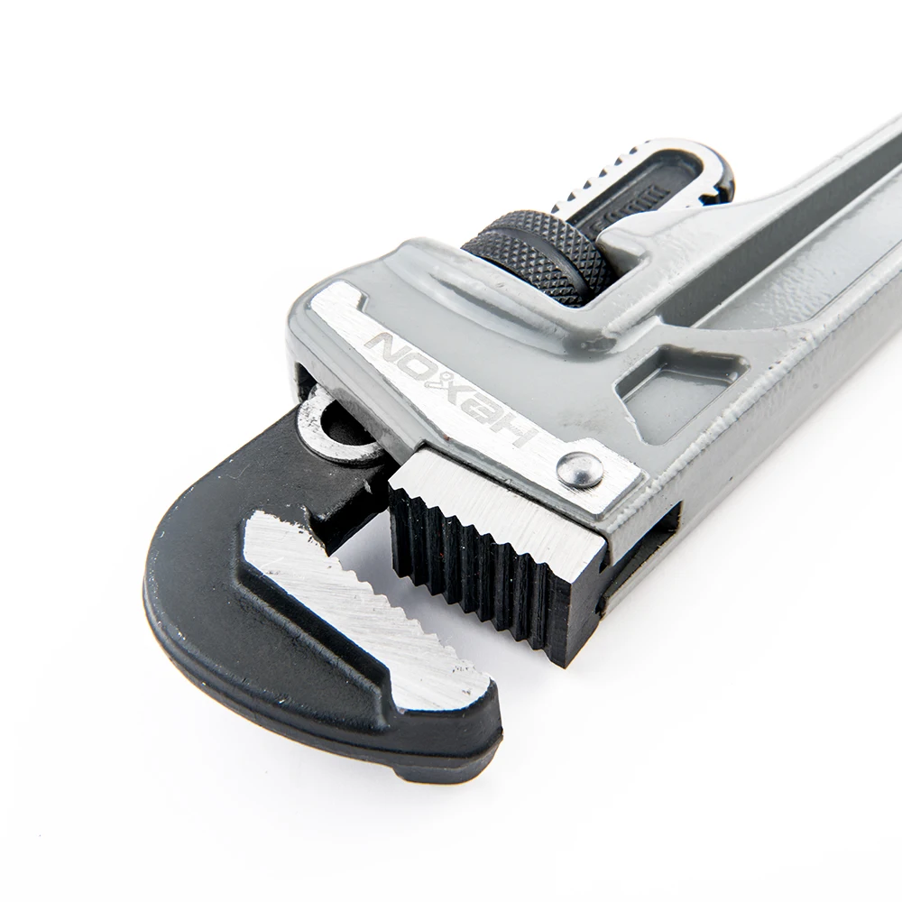Drop Forged Aluminum Adjustable Plumbing Wrench Tool Straight Pipe Wrench