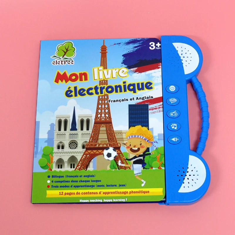 Best Talk Book Supplies Children Intelligent Learning Machine French Learning Materials For 1 Year Old Talking Book