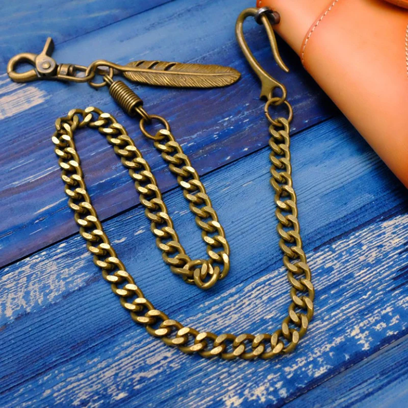 Fashion New Design Punk Hip-hop Trousers Chain Feather Charms Chains for Wallet  (TC004)
