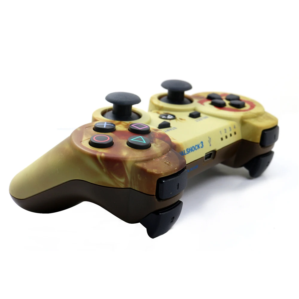 
2021 new wholesale double-motor vibration Shaftless PS3 Wireless controller-Mars game controller for playstation 3 and pc 