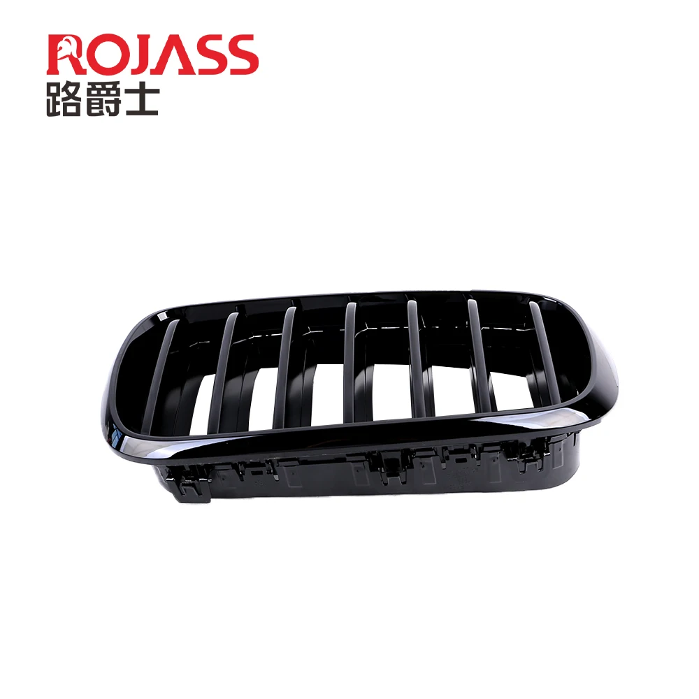 51712334708 For BMW X5 Series F16 F15 Front Kidney Shadow Line silver chrome Grille Front Bumper Grille Left