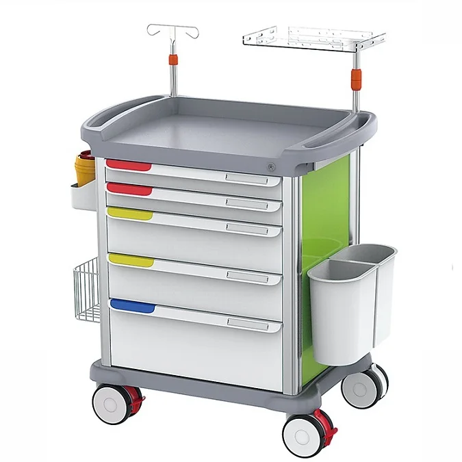 MT MEDICAL  Hospital Emergency Trolley Hospital Medical Trolley ABS Hospital Medical Trolley Cart