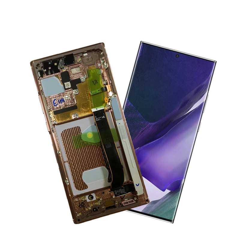 Сменные ЖК-дисплеи для мобильных телефонов Samsung galaxy note 20 Ultra N986B ЖК-дисплей с дигитайзером в сборе Note20