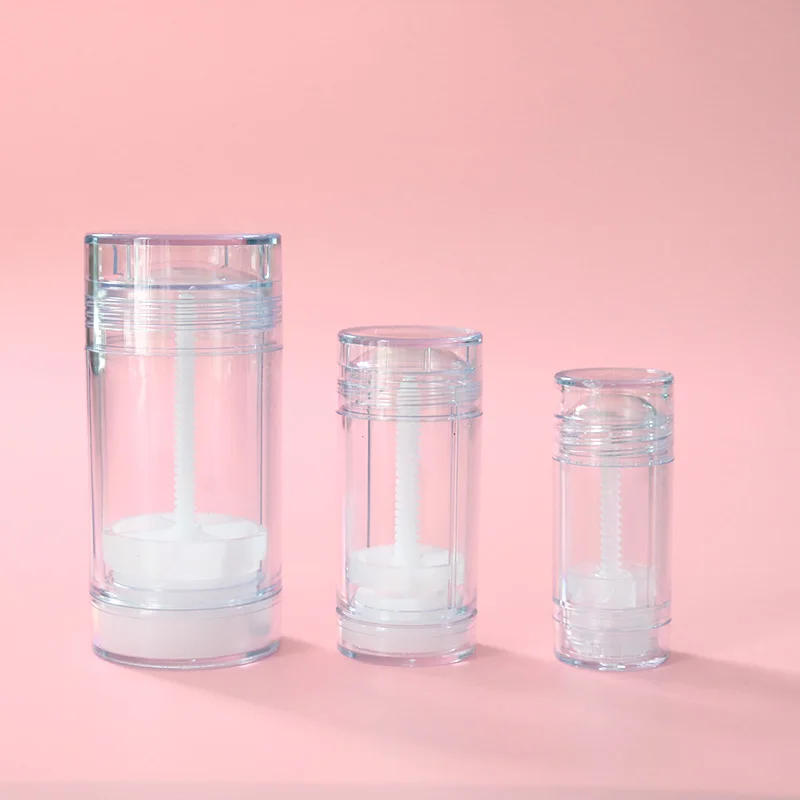 Wholesale Soft Deodorant Gel  Stick Packaging Oval 30/45/50/75/15g Round Twist Up Tube Bottom Filling AS Plastic Deodorant Stick