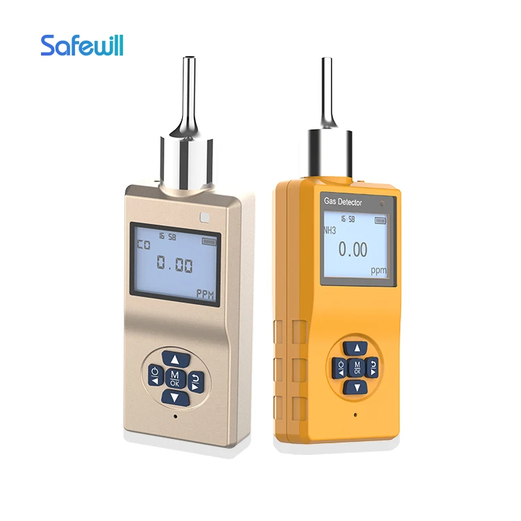 Safewill Best Price Portable Pump Single Ammonia Gas Leak Tester Gas Detector O2 N2 CH4 H2 Natural Gas Detector Battery Operated