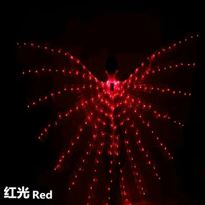 Party supplies Fairy Led Light Butterfly Dance Wings  Bar Costume Cape Props Colourful LED Butterfly Wings