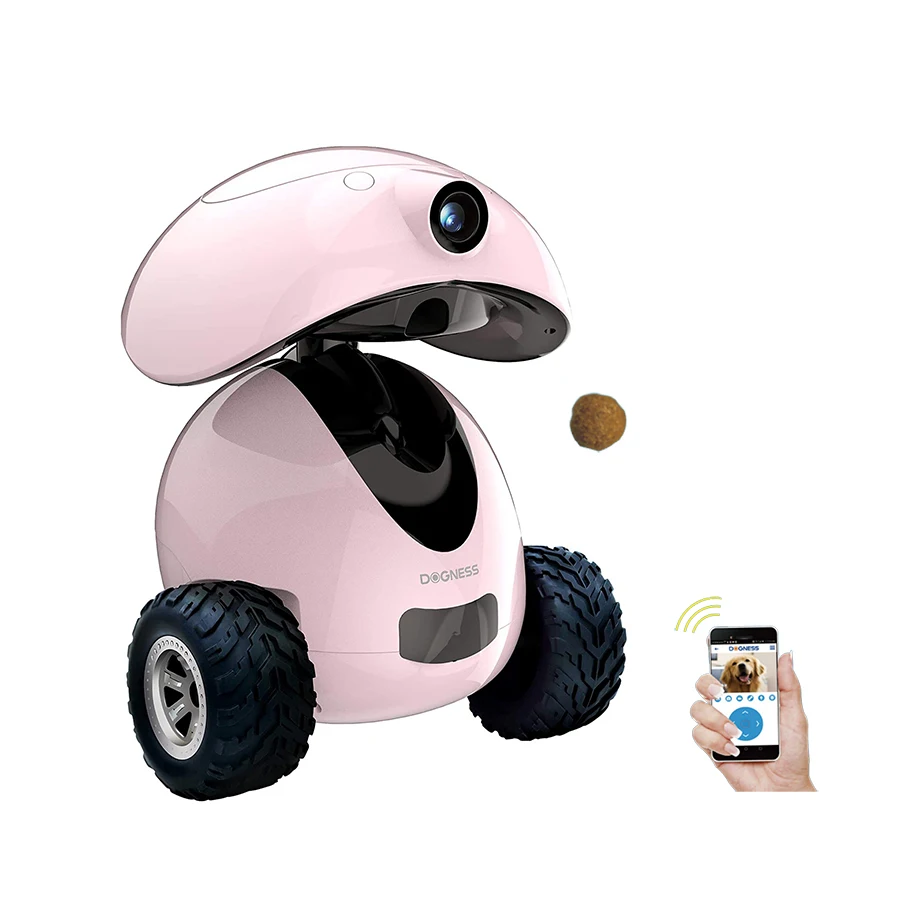 Dogness smart HD cam с ночным видением, ipet robot app, дистанционное управление, вращение на 360 градусов, игрушка для питомца, робот