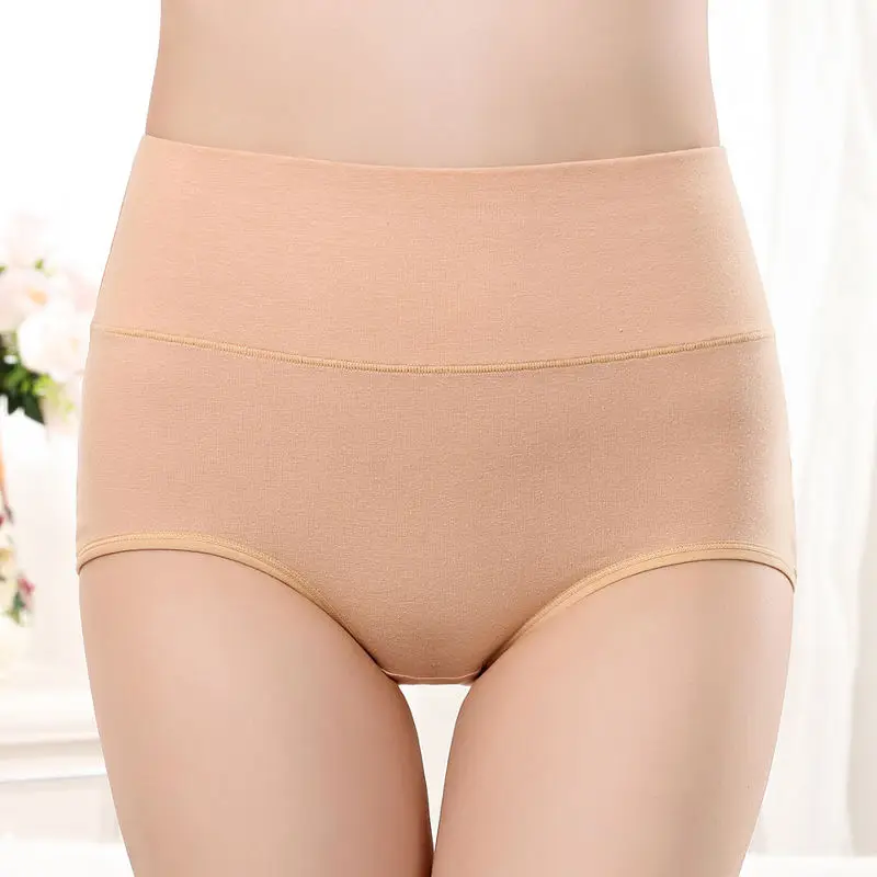 Wholesale XXL XXXL 4XL Seamless Briefs Panties Tummy High Waist Invisible Underwear Women Seamless Panties