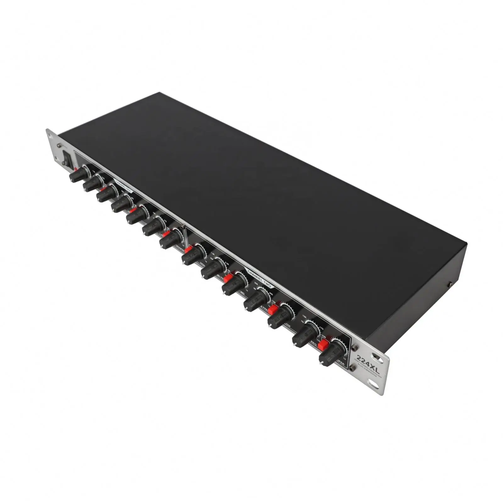 224XL 4 way stereo plus sub woofer professional audio equipment bass output for bar stage tuning frequency divider crossover