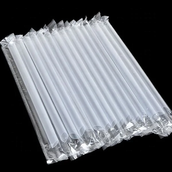 hot sale plastic bubble tea cup pp straw