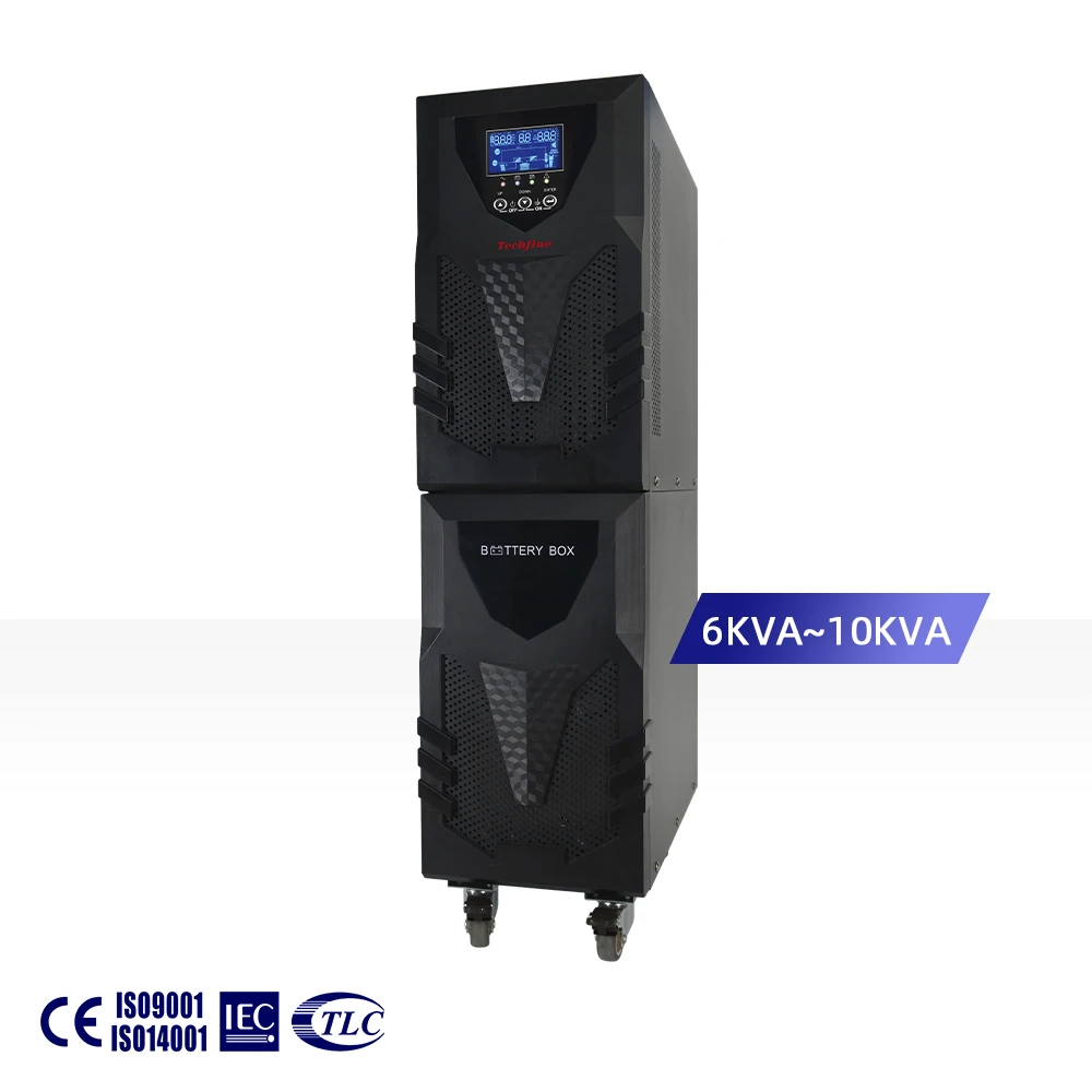 Factory Supply  High Backup UPS Uninterrupted Power Supply Long Time Backup Built-in Battery 10KVA 10KW UPS