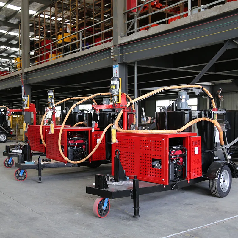 High-Tech Asphalt Crack Sealing Machine for Melting and Pouring Bitumen Essential for Road Maintenance