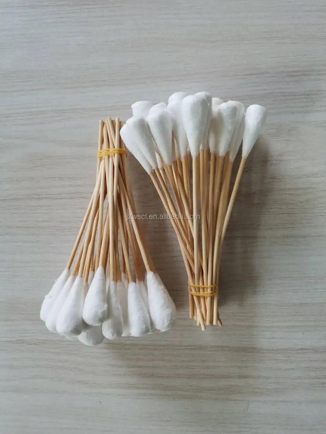 Bamboo Stick Organic Qtips Extra Large Head Cotton Swab
