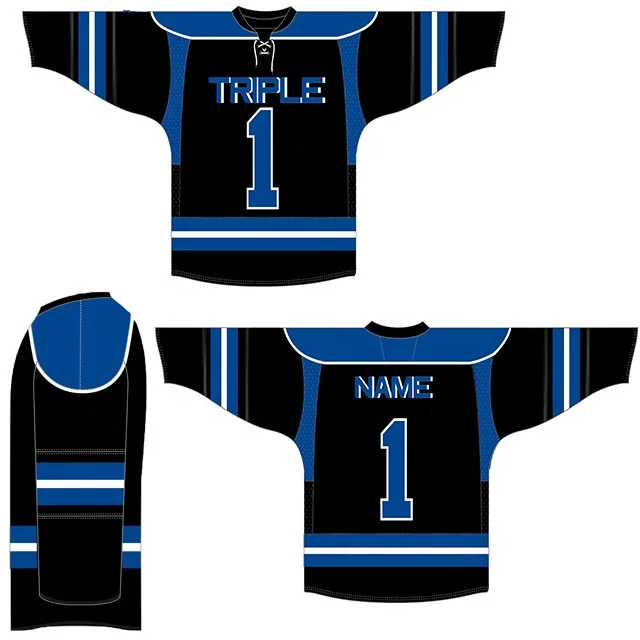 custom blue men team canada new yearsey embroidered with hood sublimated ice mighty ducks movie usa hockey jersey