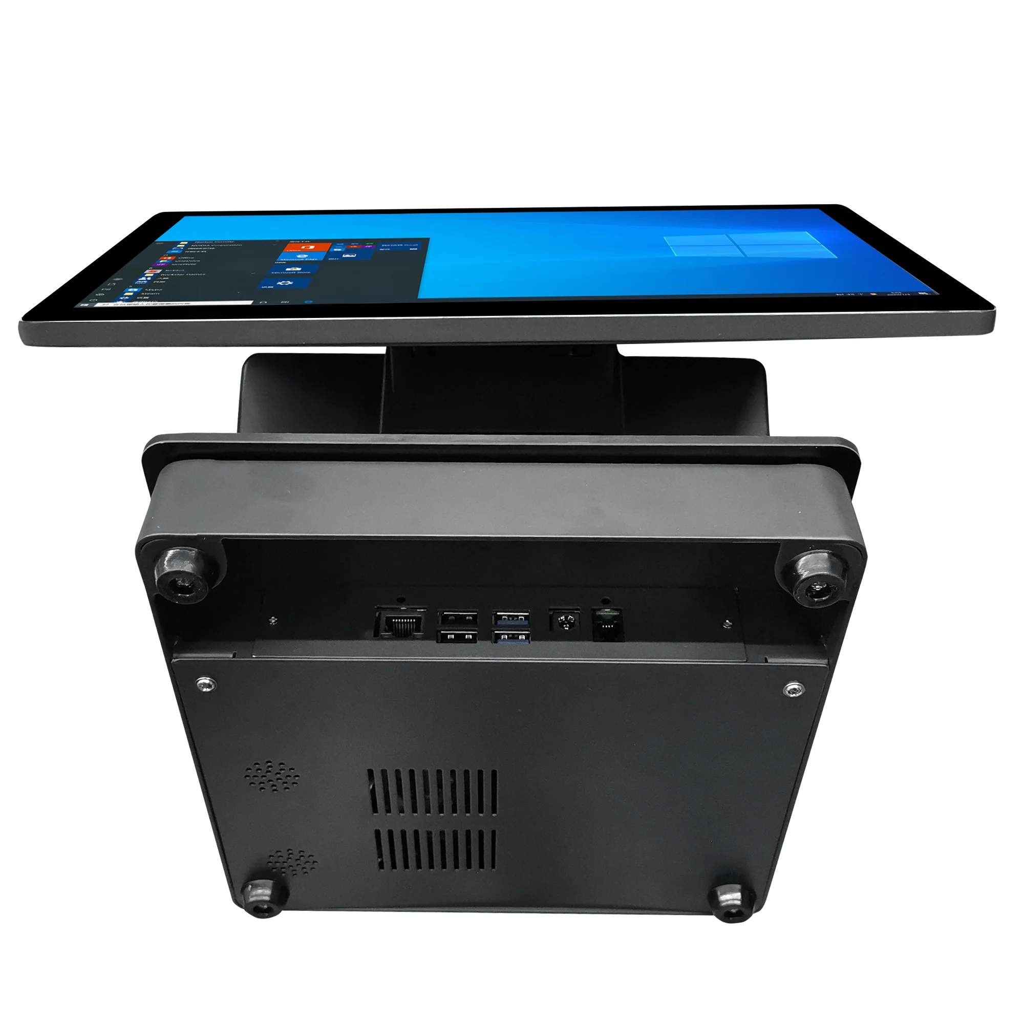 15.6 Dual Screen POS System All in One Window/Android POS Cash Register with Capacitive Touch Screen