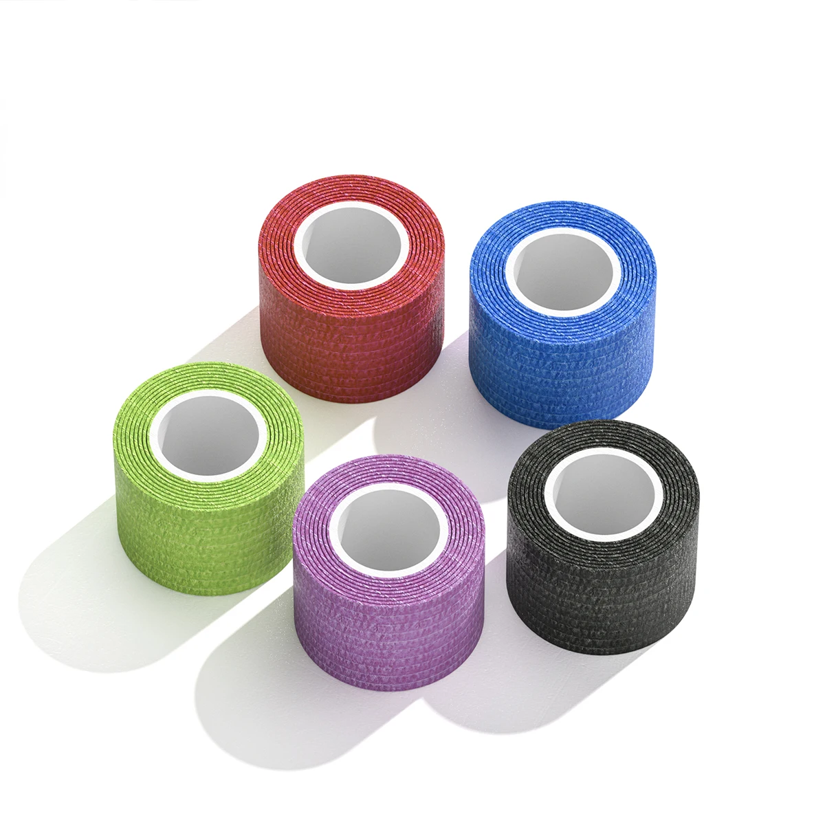 Wholesale 24pcs/box Tattoo Self Adhesive Bandage 5*45cm Elastic Fabric Self Adhesive 9 Colors Bandage for Tattoo