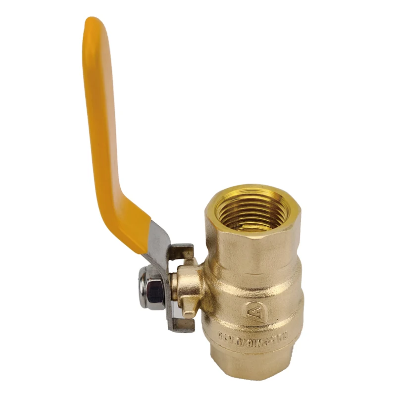 advanced technology china solder brass water meter ball valve with lock