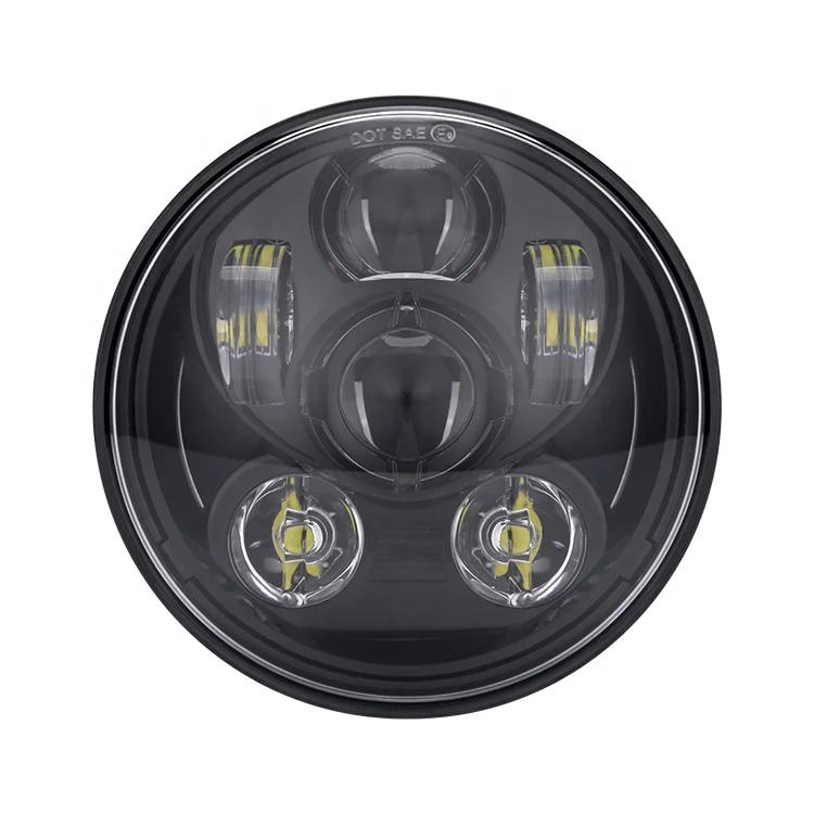 2021 мотоциклетные запчасти 5,75 дюйма h4 Дальний/ближний свет, светодиодная фара для мотоцикла 5-3/4 дюйма, светодиодная фара для Harley