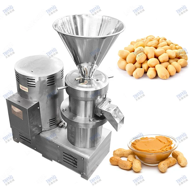 Popular Peanut Butter Grinding Machine Jms-60 Vertical Colloid Mill Machine for Sale Coconut Jam Making Machine