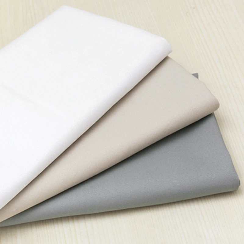 wholesale white plain stretch  97 cotton 3 spandex twill poplin shirting  fabric high quality fabrics