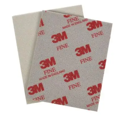 2600 139mm x 114mm Flexible Foam Backing Abrasive Softback Sanding Sponge Pad For Surface Materials