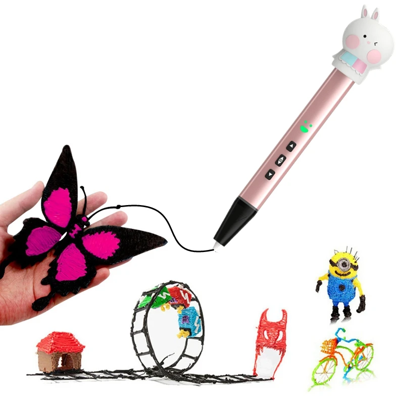 Amazon Hot Sales Nueva Llegada Pluma Small Artistic 3D Printer Pen With Gift Box