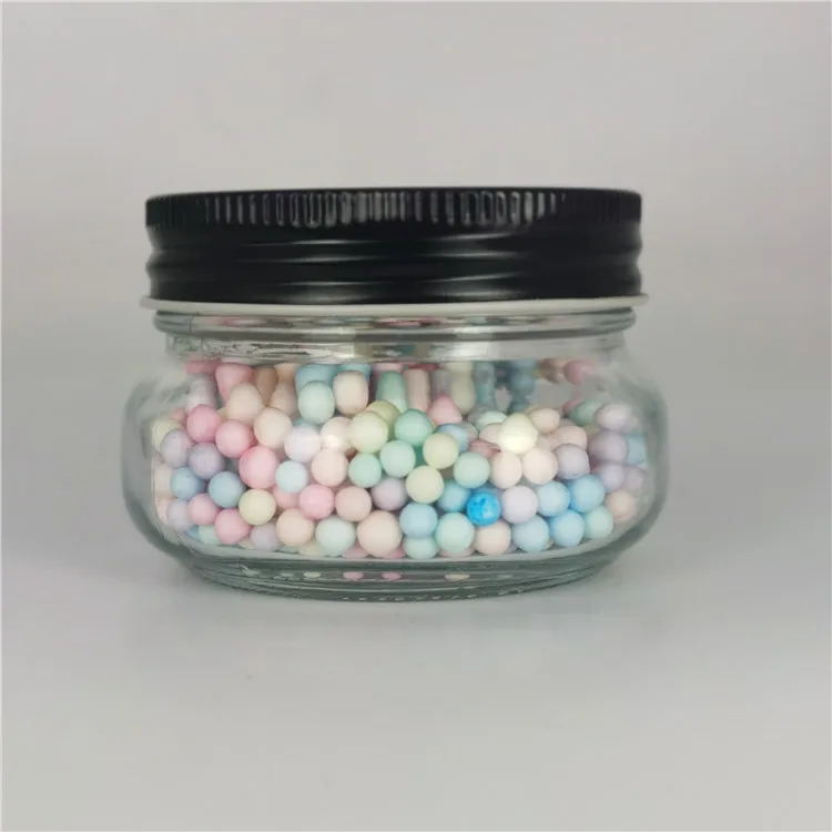 150ml small bottles food use sublimation glass jam mason jar caviar containers wholesale