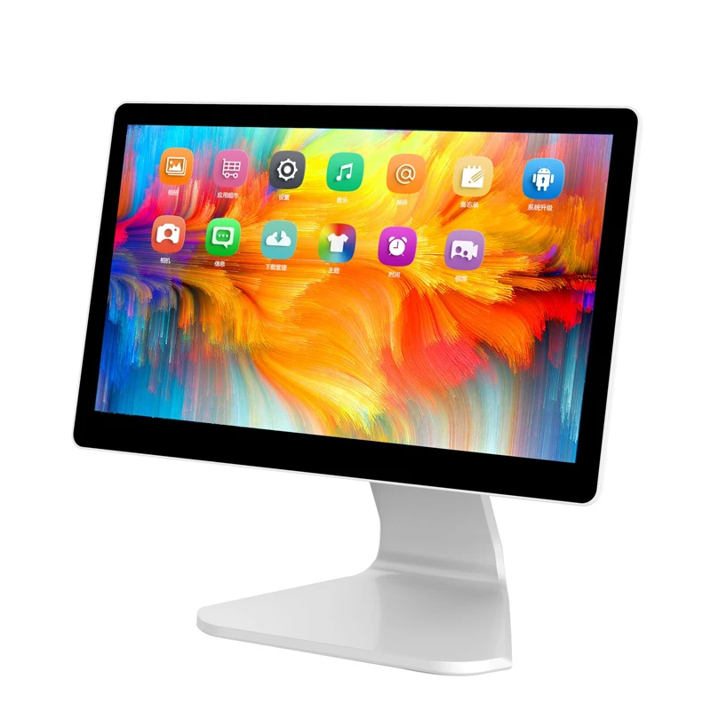 pos system touch windows 7/10 android 8.1 pos terminal cash register machine dual screen cash drawer for sale restaurant hotel