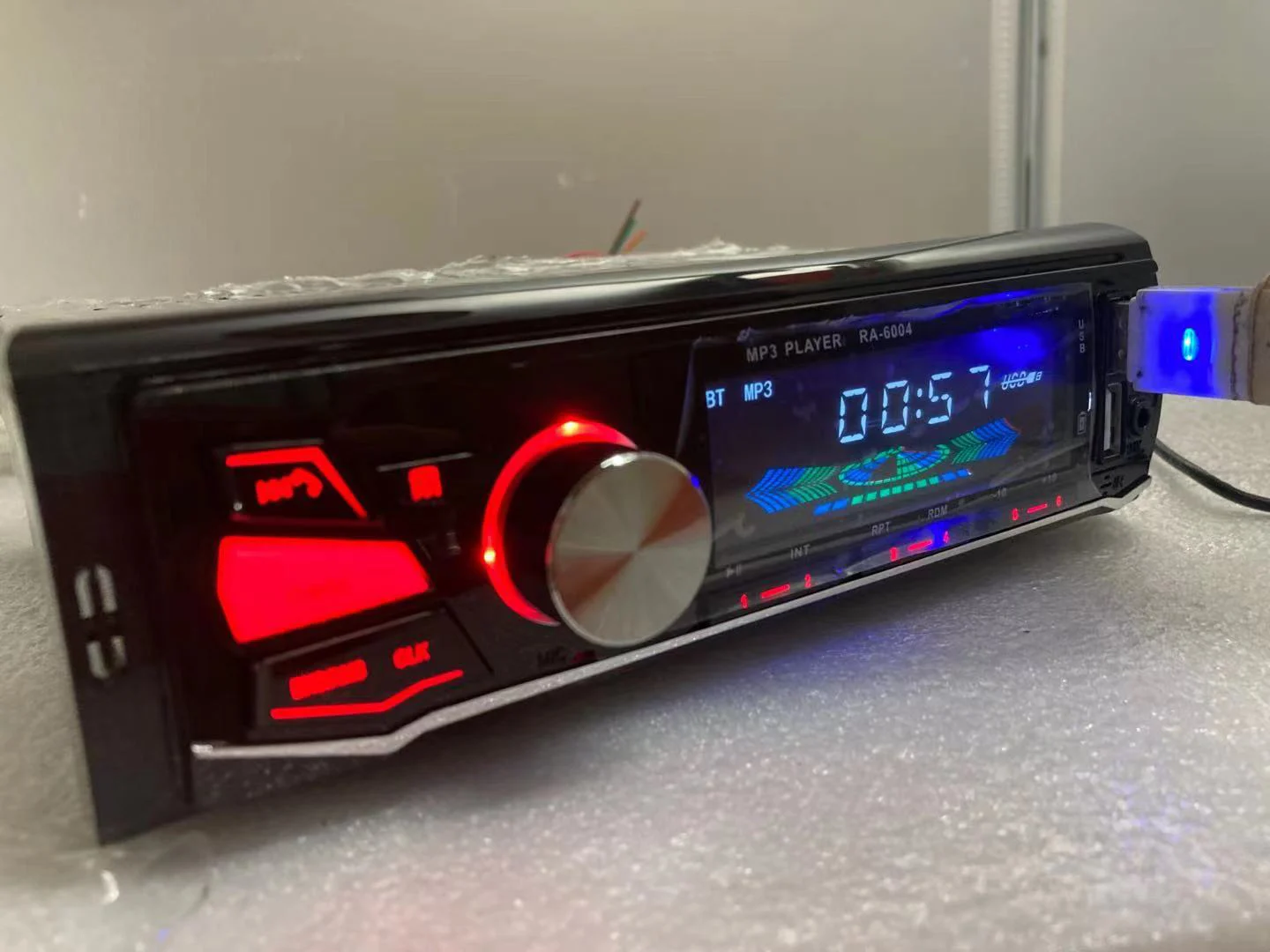 12 в жк-дисплей быстрая зарядка автомобильное аудио двойной USB FM-радио автомобильный mp3-плеер Aux удаленный стерео