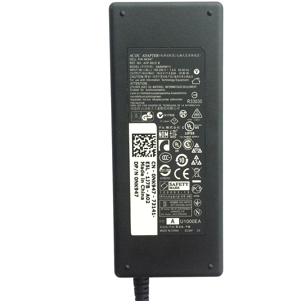 wholesale 90w charger laptop ac adapter 19.5v 4.62a notebook adapter for dell