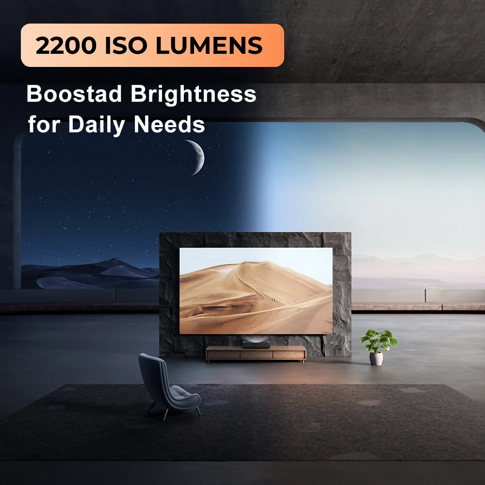 Formovie Theater Premium Google TV 2200 ISO Lumens Native 4K Smart Home Theater Ultra Short Throw DLP 4K Laser Projector